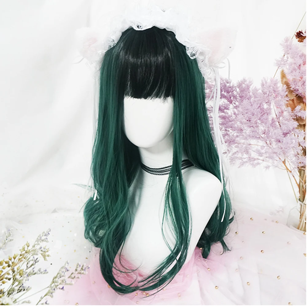 Peruca Mori Lolita Soft Girl para um visual doce e delicado. Cabelo longo sintético, perfeito para cosplay, festas e eventos temáticos. — foto 1