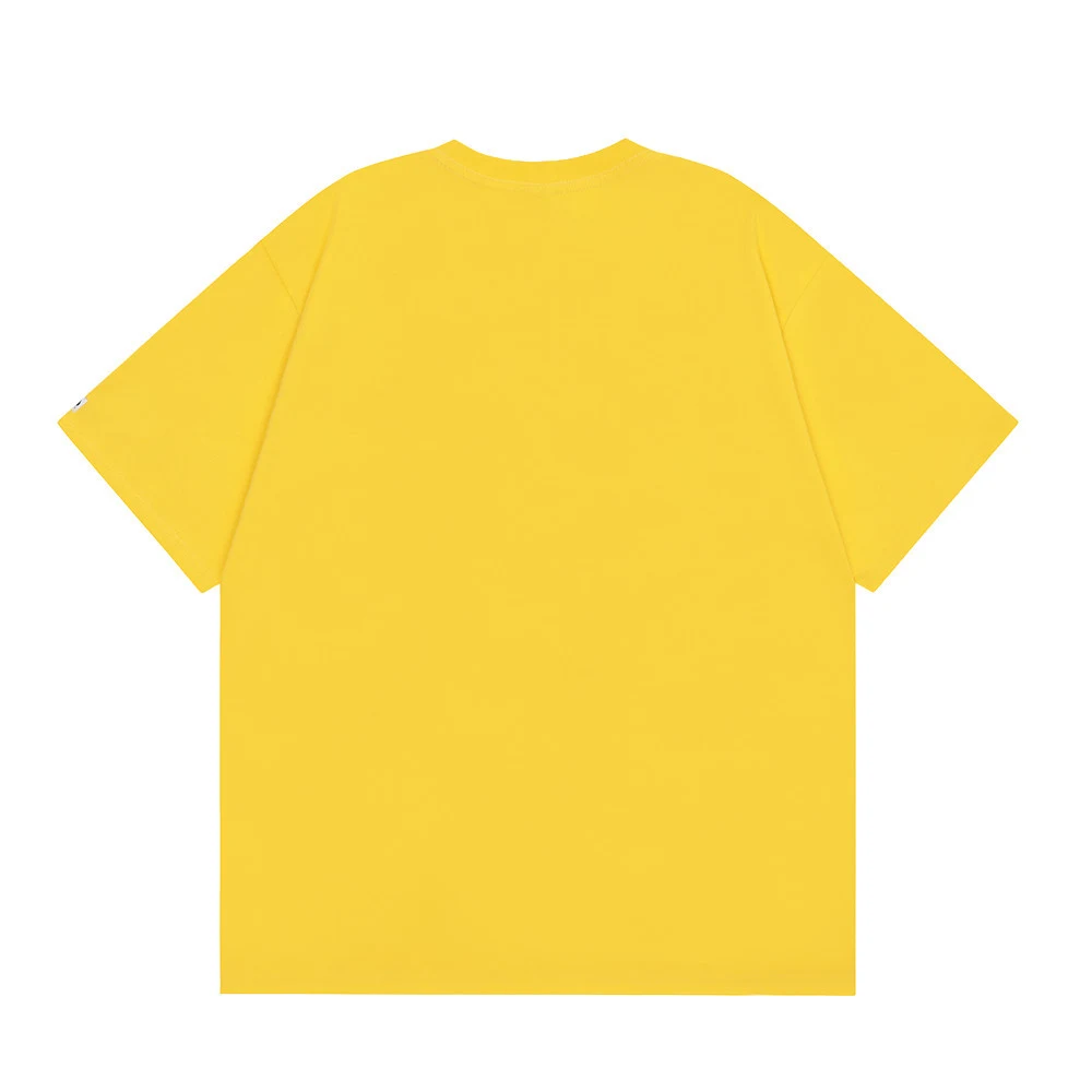 Camiseta bordada com estampa de gatinho e pasta, manga curta, para homens e mulheres, ideal para um visual casual e descontraído. — foto 6