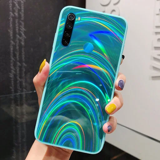 Title 1, Capinha de celular 3D laser arco-íris Dê um toq...