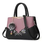 Bola de bolsa feminina de moda nova bolsa de cor coreana contraste de cor coreana — foto 14