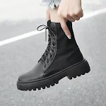 Botas Martin estilo britânico para mulheres, estilo coreano, perfeitas para estudantes. Versátil e ideal para looks diversos. — foto 3