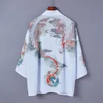 White Ukiyo e Dragon