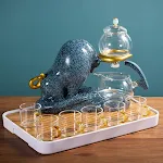 Juego de té Kung Fu semiautomático de vidrio para ceremonias. Disfruta del ritual perfecto y saborea tés excepcionales con facilidad. — foto 11