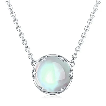 Title 4, Colar Feminino Casual de Prata Esterlina com Pe...