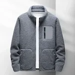 Stand Collar Thick Warm Sports Casual Cardigan perfect for men. Enjoy warmth and comfort whether you're working out or r — photo 9
