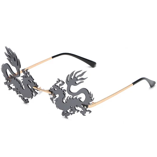 Title 6, Óculos de sol sem aro Dragon e Phoenix para hom...