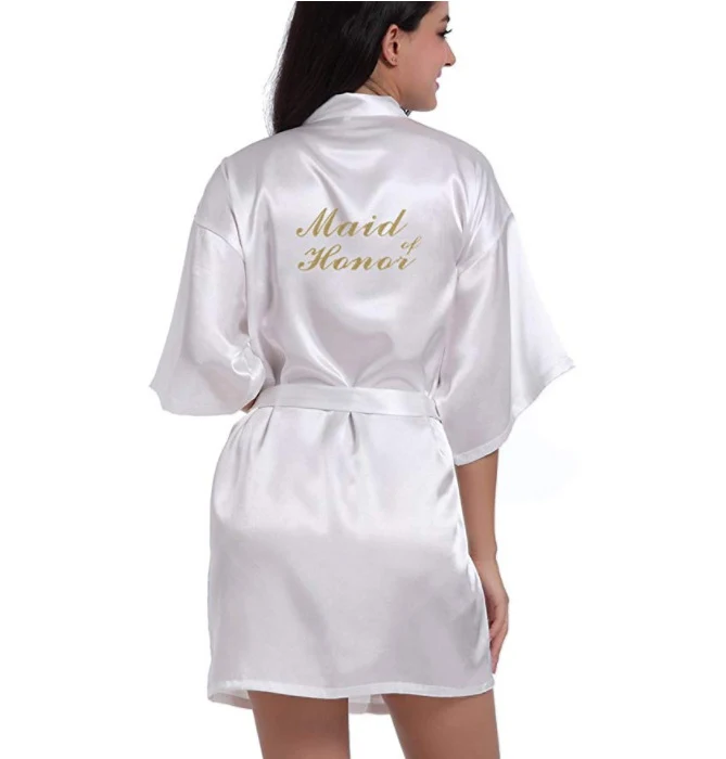 Title 9, Embroidered silk cardigan morning gown. Experie...