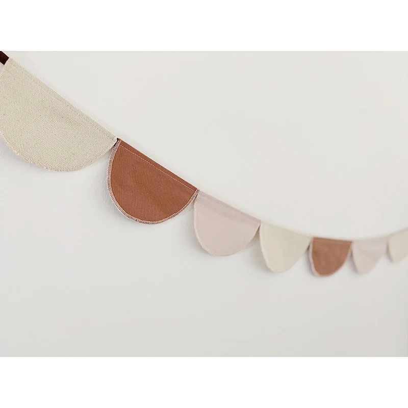 Title 3, Bandeira pendurada Petal Star Ramie Leather Rop...
