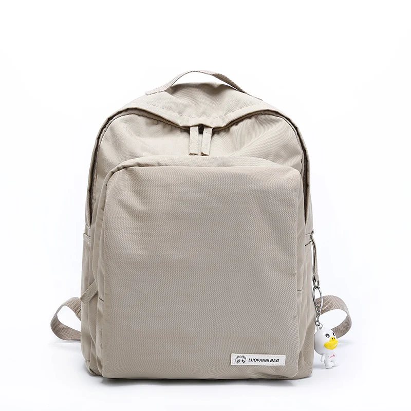 Title 6, Solid color waterproof oxford casual backpack, ...