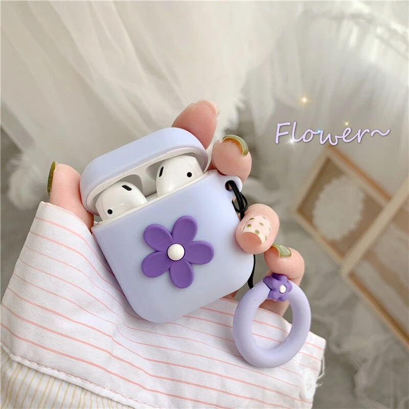 Title 5, Flower Silicone Fall-proof Earphone Cover
