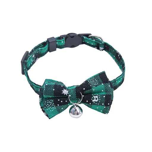Title 9, Small Dogs Christmas Collar Quick Release Plaid...