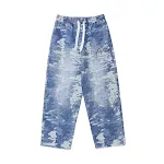 Heren Jeans met Tie-dye en Gradient Design, een stijlvolle en comfortabele broek voor een casual look. Laat je individualiteit zien met deze trendy broek. — foto 17