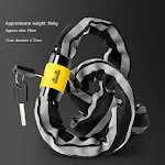 Key Chain Lock Yellow