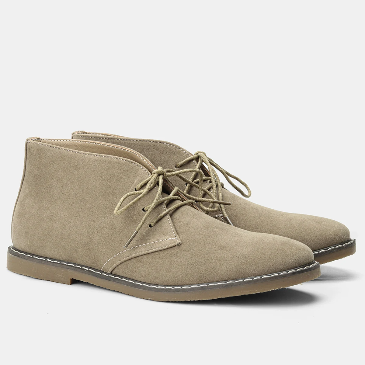 Title 8, Botas Retro Masculinas Plus Size Deserto Clássi...