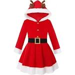 Kerstoutfit Nieuwe elanden Kerstoutfit met capuchon Kerstboomrok — foto 4