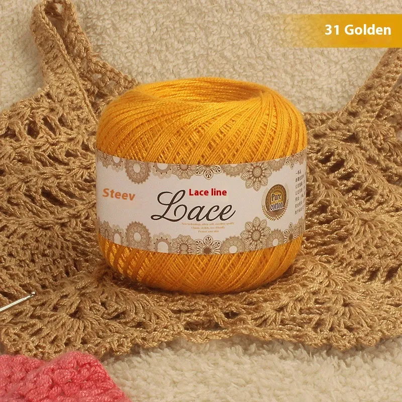 Fio de crochê de renda No 8, lã fina de verão. Ideal para peças leves e delicadas, perfeito para criar roupas e acessórios exclusivos. — foto 6