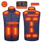Smart USB Electric Self-heating Vest provides instant warmth and comfort in cold weather, rechargeable and portable, enj — photo 23