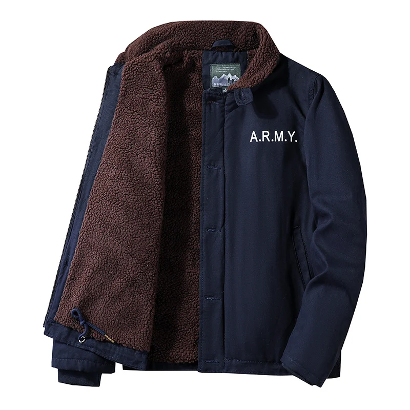 Title 7, Cotton Work Coat Loose Lapel for ultimate comfo...