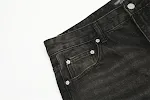 Heren jeans met fashion gaten, losse rechte pasvorm. Comfortabele en stijlvolle jeans voor een casual en trendy uitstraling. — foto 18
