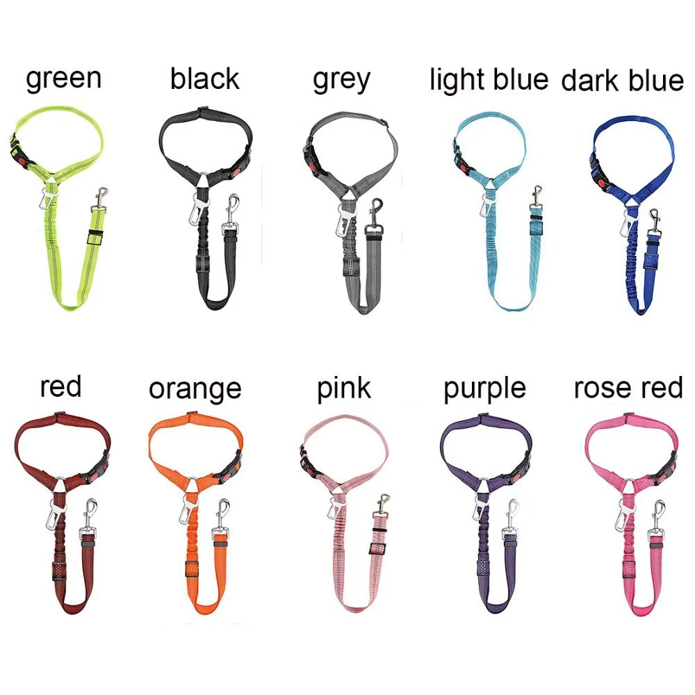 Title 3, Two-in-one Dog Harness Leash Pet Car Seat Belt ...