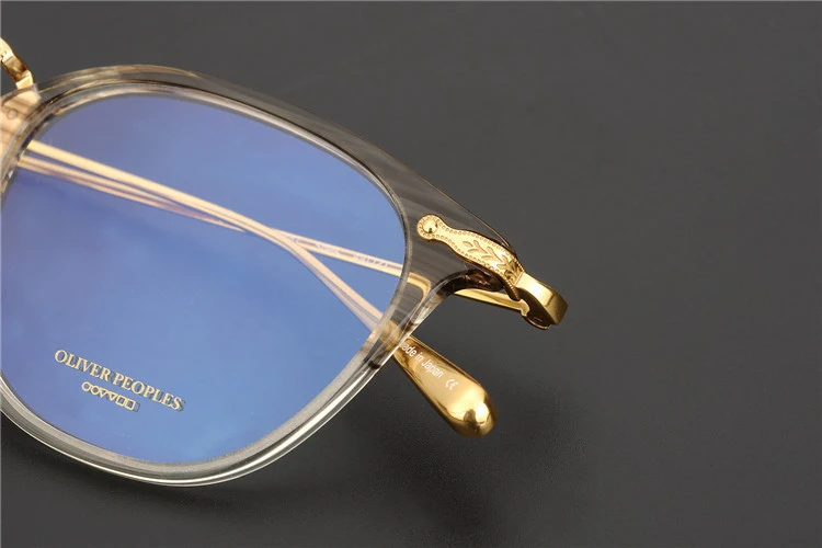 Title 6, Myopia Male Trendy Round Transparent Glasses Fr...