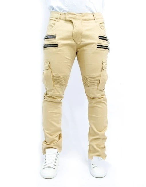 Fashion High Street Slim Fit Zipper Polished Casual Skinny Pants, a Stylish and Comfortable Choice for Everyday Wear — photo 2