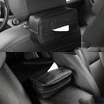 Auto PU Leder Hängebox Papierspender Praktisch und stilvoll für Ihr Auto Halten Sie Taschentücher griffbereit und verleihen Sie Ihrem Innenraum Luxus. — foto 4