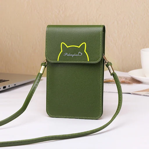 Title 3, One-Shoulder PU Bag with Business Card, ID Stor...