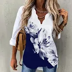 Dark blue big flower