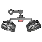 Back of chair dual head fan