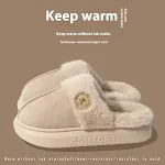 New Plush Slippers For Women Men Winter Warm Home Slipper Indoor Thick-soled Fleece Shoes. Keep your feet warm and cozy — photo 11