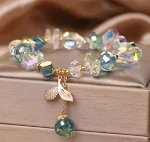 Pulseira de cristal feminina estilo fada Mori, moda coreana. Adicione um toque mágico e delicado ao seu visual, perfeito para o dia a dia. — foto 15