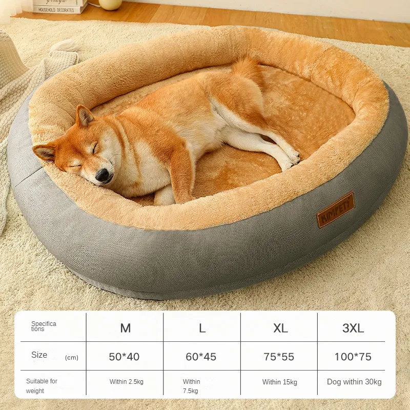 Title 1, Removable and Washable Dog Bed Warm Cat Bed for...