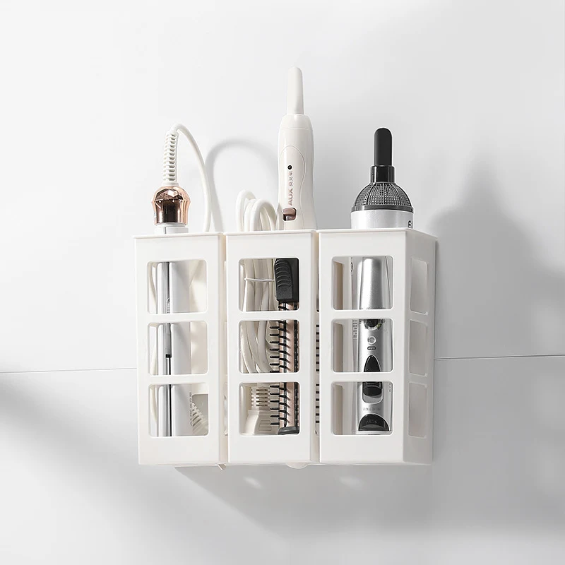 Title 5, Wall mounted hair curler storage box for househ...