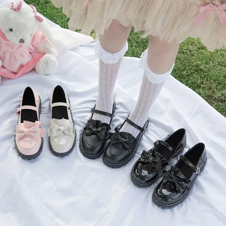 Japanese Women's Retro Thick Bottom Lolita Leather Shoes offer unique vintage style and comfort, perfect for everyday we — photo 6