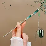 Green Bamboo Tassel