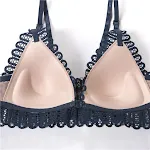 Sexy triangle cup bra without underwire, offering natural support and comfort. Enjoy a sensual silhouette and a barely-t — photo 4