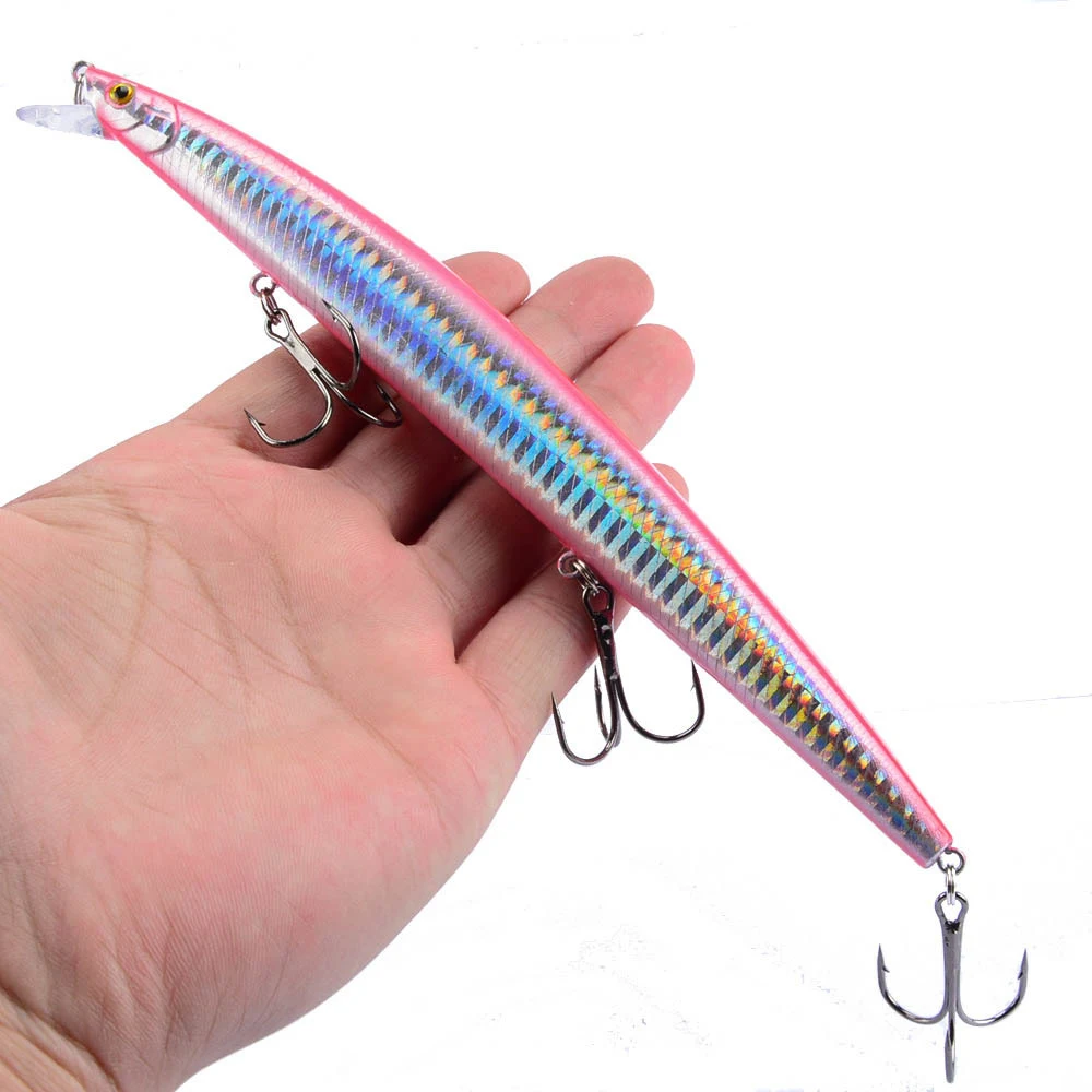 Title 6, Isca de pesca marítima Mino de 18 cm grande e l...