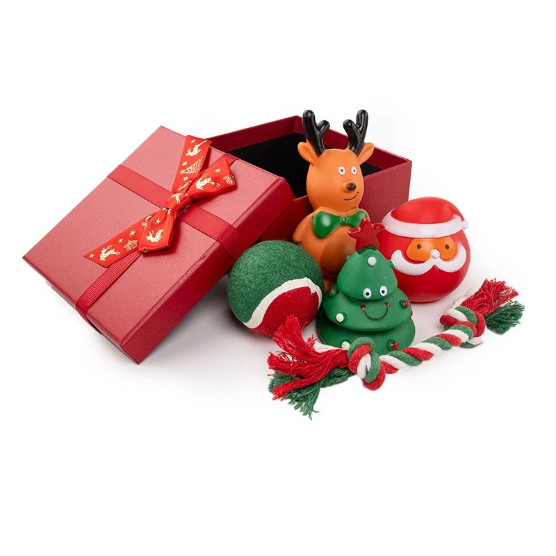 Title 5, New Christmas Pet Dog Bite-resistant Toys. Safe...