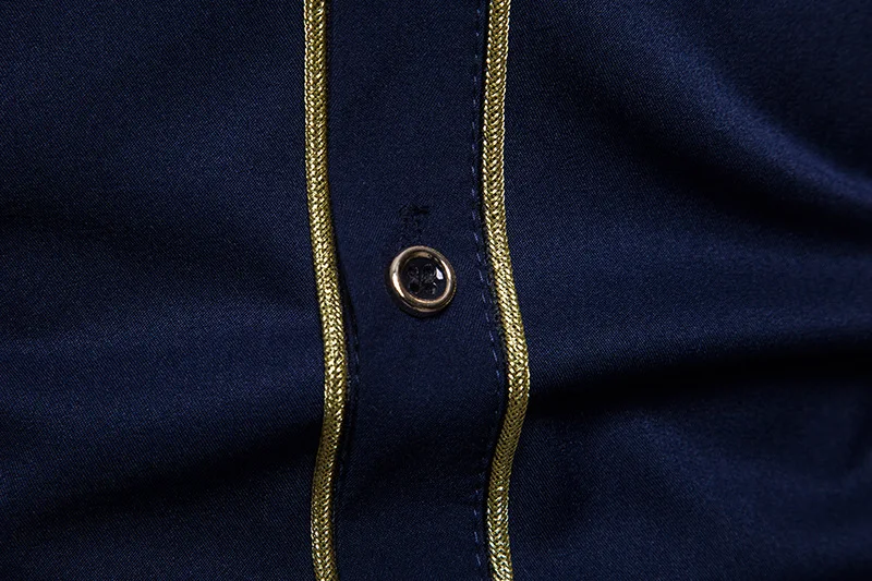 Title 4, Camisa bordada estilo palácio britânico primave...