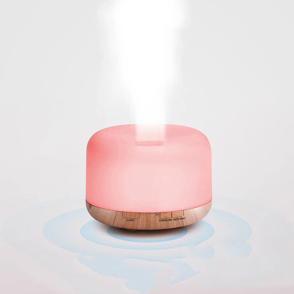 Tuya Smart WiFi Colorful Humidifier 500ml with Mobile APP Control. Create a healthy and vibrant home environment, easily — photo 2
