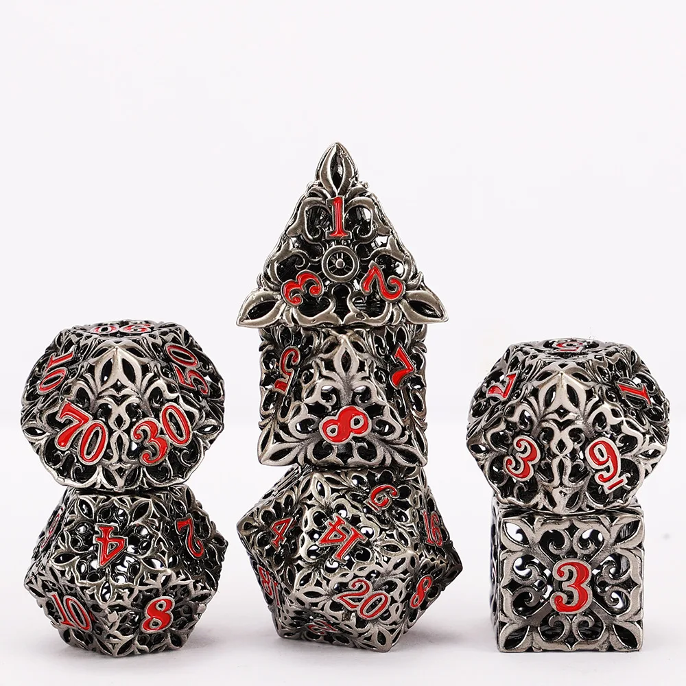 Right Angle Role Playing Game 7 Pack Polyhedron Dice. Enhance your RPG sessions with precise rolls, immersive gameplay, — photo 6