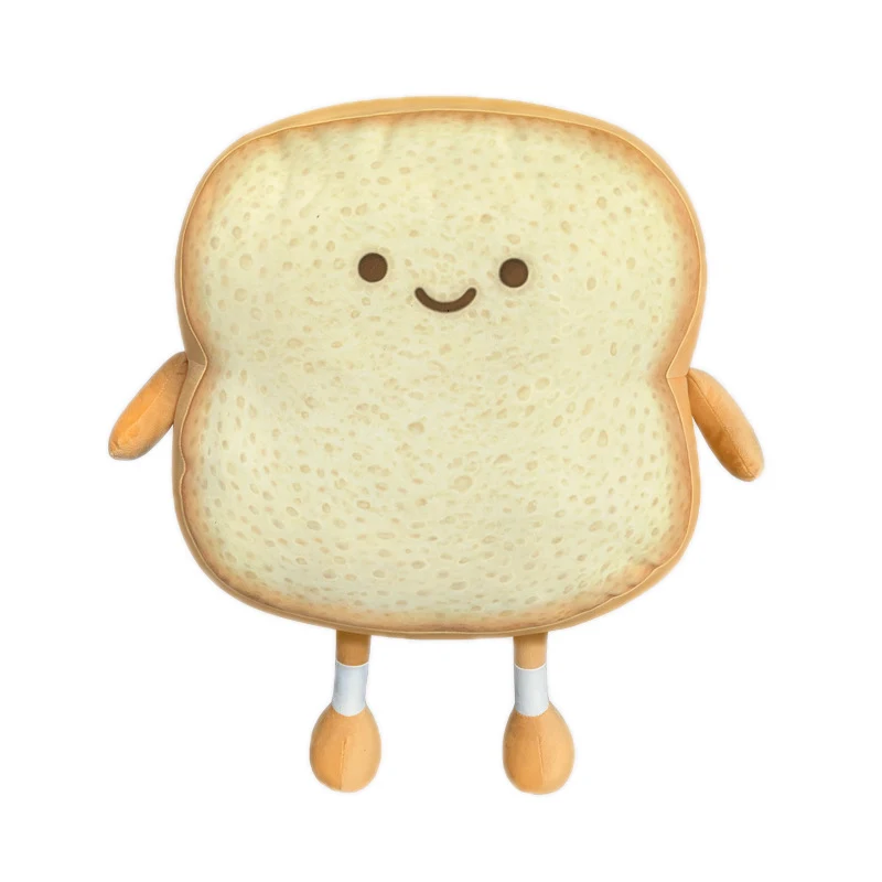 Toast Bread Pillow Cute Cartoon Plush Toy. Soft, cuddly, and perfect for snuggling. A delightful gift with a charming ca — photo 10