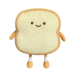 Toast Bread Pillow Cute Cartoon Plush Toy. Soft, cuddly, and perfect for snuggling. A delightful gift with a charming ca — photo 10
