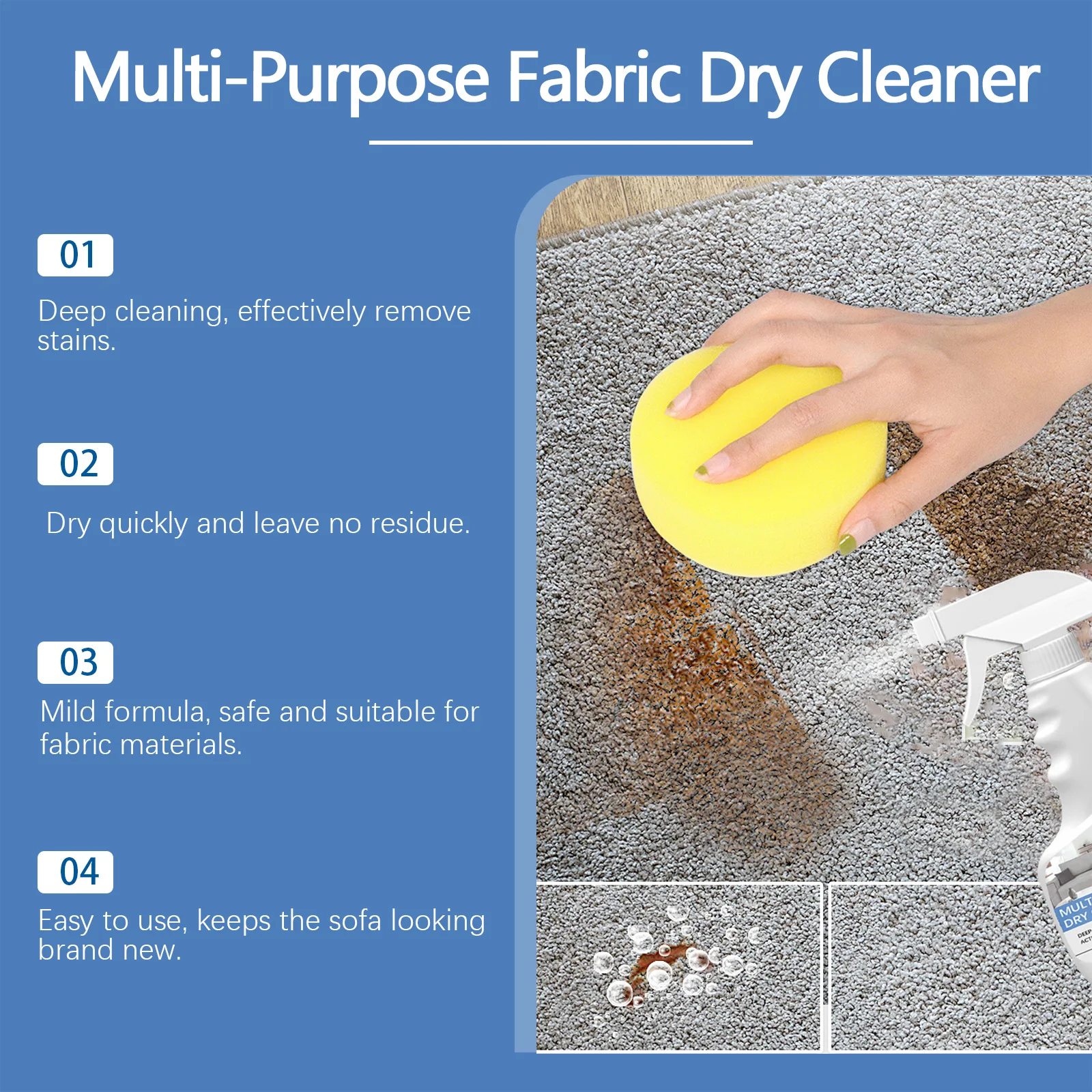 Title 13, Universal fabric sofa cleaner for home living r...