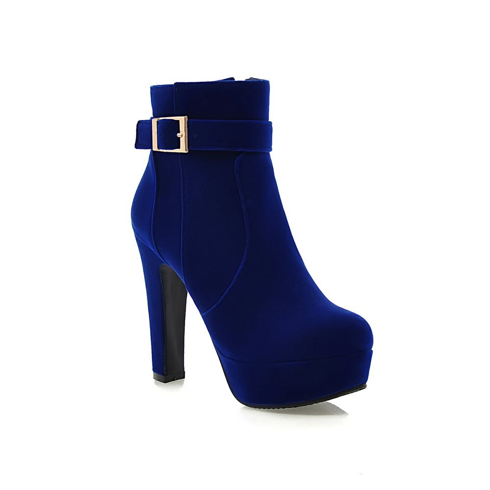 Title 4, Autumn and Winter Womens Martin Boots Thick He...