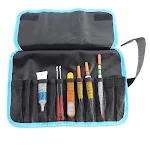 Bolsa de pesca espaçosa e durável, com diversos compartimentos para organizar seus equipamentos. À prova d'água, ideal para pescadores experientes. — foto 1