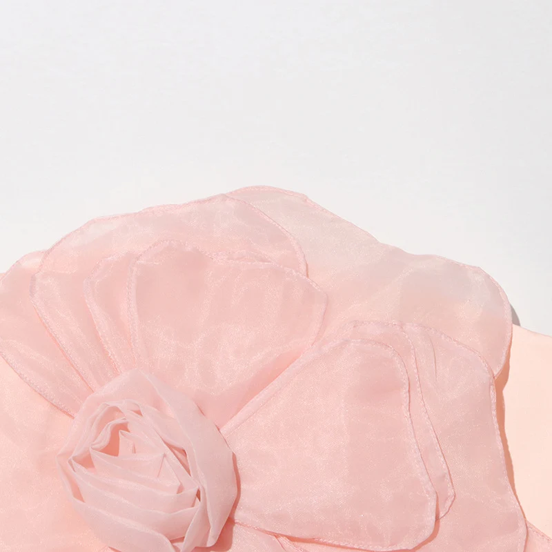 Title 17, Design Stitching Multi-layer Petal Tube Top Vest