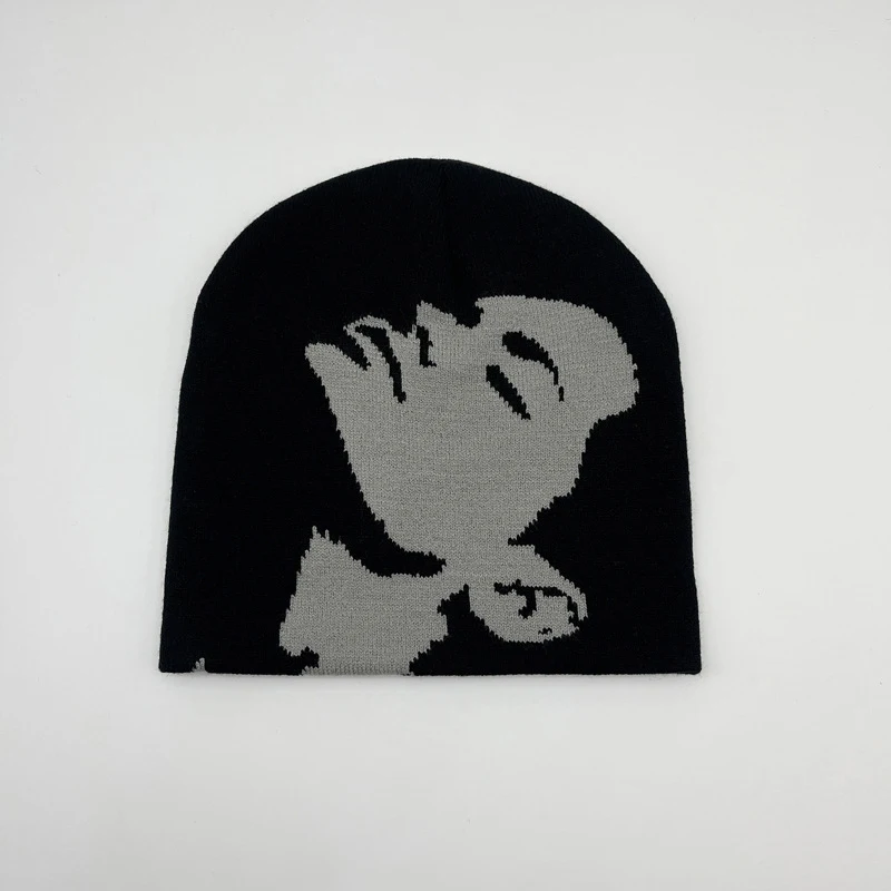 Title 16, Gorro de punto sin ala serie de retratos de jac...
