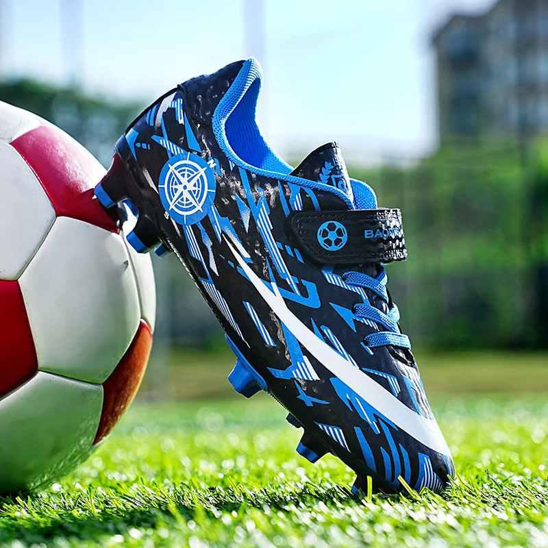 Title 4, Scarpe da calcio per bambini con velcro e tacch...